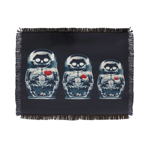 Ali Gulec Nesting Doll Throw Blanket