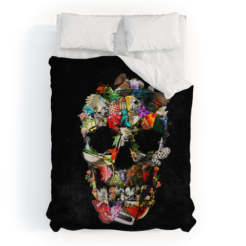 Ali Gulec New Fragile Skull Duvet Cover