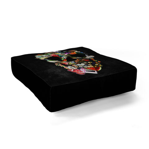 Ali Gulec New Fragile Skull Floor Pillow Square