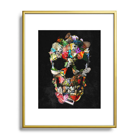 Ali Gulec New Fragile Skull Metal Framed Art Print