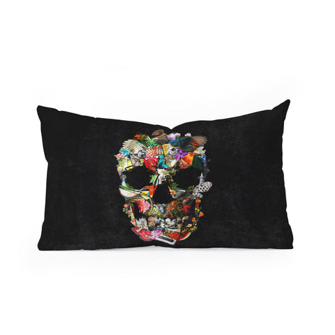 Ali Gulec New Fragile Skull Oblong Throw Pillow