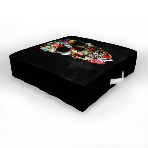 Ali Gulec New Fragile Skull Outdoor Floor Cushion