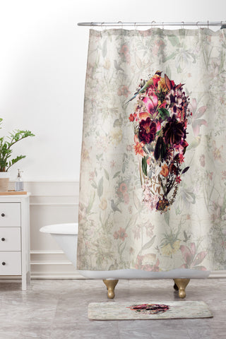 Ali Gulec New Skull Light Shower Curtain And Mat
