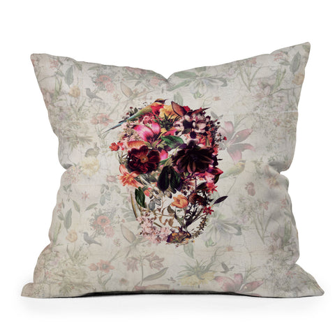 Ali Gulec New Skull Light Throw Pillow