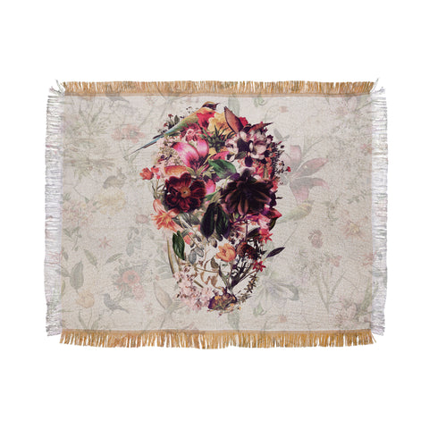 Ali Gulec New Skull Light Throw Blanket