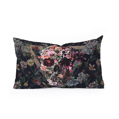 Ali Gulec New Skull Oblong Throw Pillow
