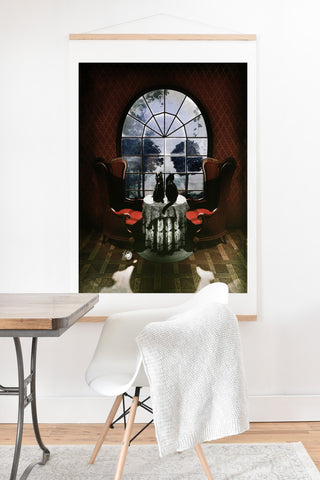 Ali Gulec Room Skull Art Print And Hanger