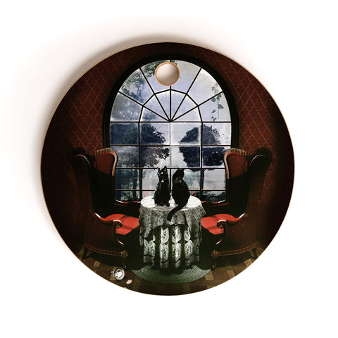 Ali Gulec Room Skull Cutting Board Round