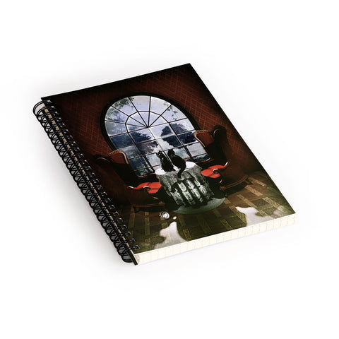 Ali Gulec Room Skull Spiral Notebook