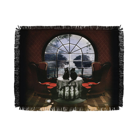 Ali Gulec Room Skull Throw Blanket