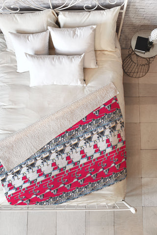 Ali Gulec Skeleton Fleece Throw Blanket