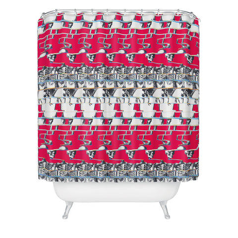 Ali Gulec Skeleton Shower Curtain
