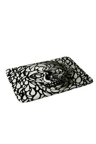Ali Gulec Skull 4 Memory Foam Bath Mat