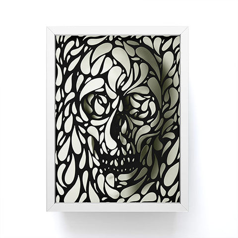 Ali Gulec Skull 4 Framed Mini Art Print