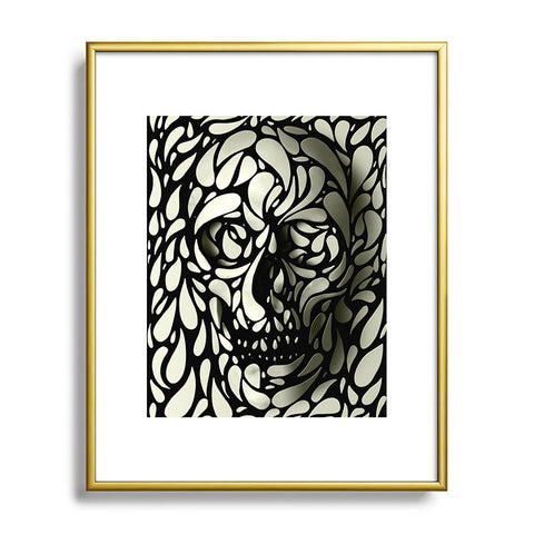Ali Gulec Skull 4 Metal Framed Art Print