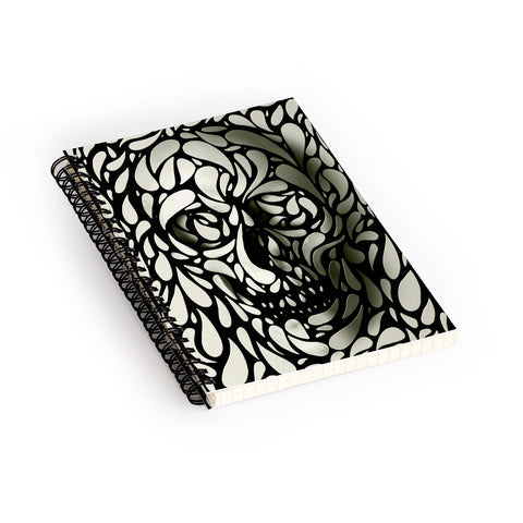 Ali Gulec Skull 4 Spiral Notebook