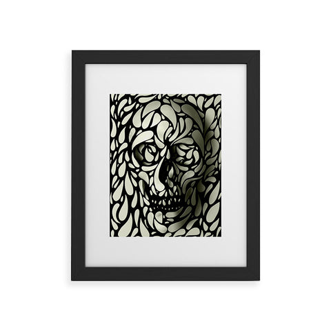Ali Gulec Skull 4 Framed Art Print