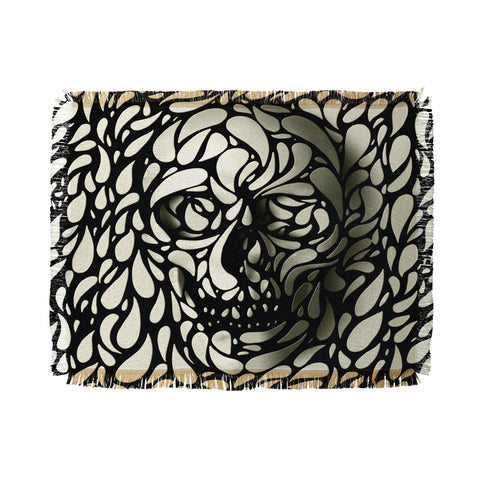 Ali Gulec Skull 4 Throw Blanket