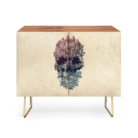 Ali Gulec Skull Floral Credenza