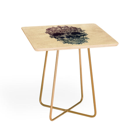 Ali Gulec Skull Floral Side Table