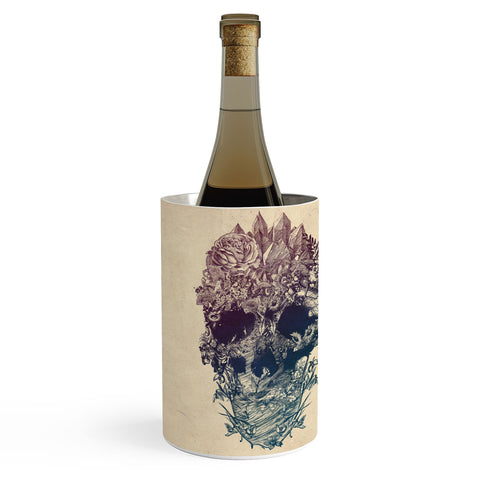Ali Gulec Skull Floral Wine Chiller
