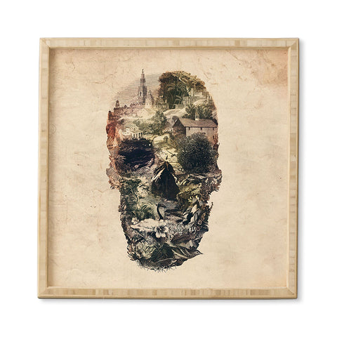 Ali Gulec Skull Town Framed Wall Art