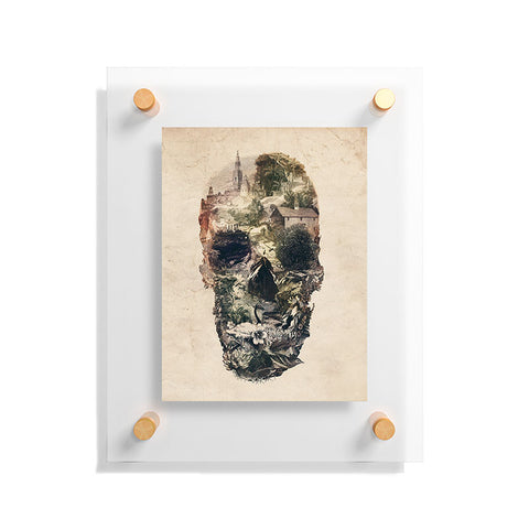 Ali Gulec Skull Town Floating Acrylic Print