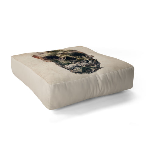 Ali Gulec Skull Town Floor Pillow Square