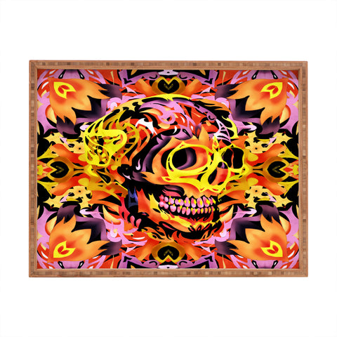 Ali Gulec Skull V Rectangular Tray