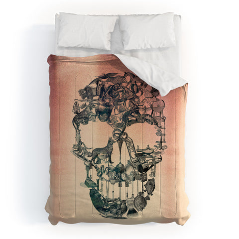 Ali Gulec Skull Vintage Comforter