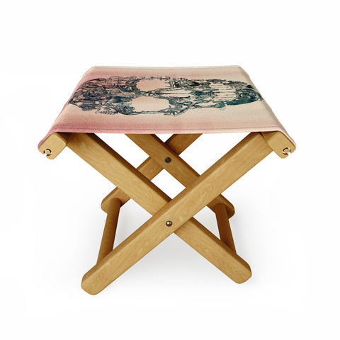 Ali Gulec Skull Vintage Folding Stool