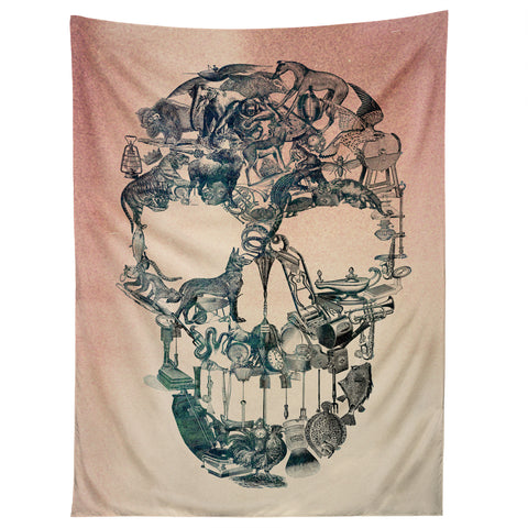 Ali Gulec Skull Vintage Tapestry