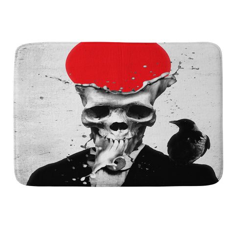 Ali Gulec Splash Skull Memory Foam Bath Mat