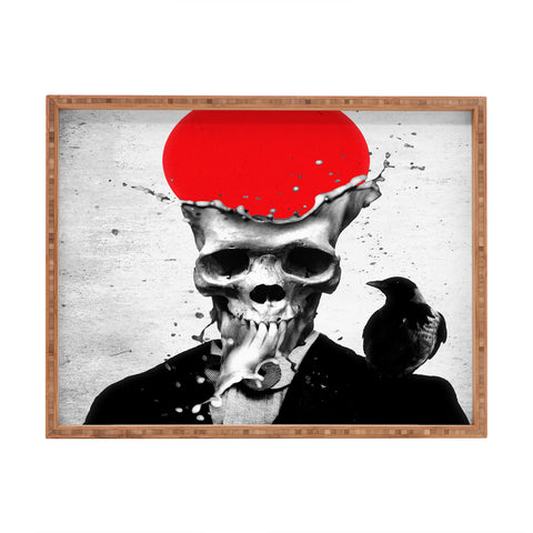 Ali Gulec Splash Skull Rectangular Tray