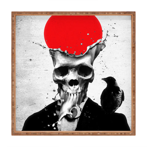 Ali Gulec Splash Skull Square Tray