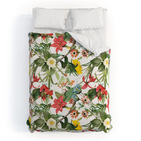 Ali Gulec Summer Flower Garden Duvet Cover