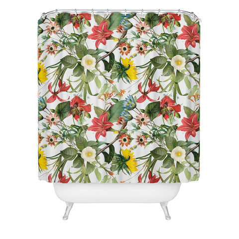 Ali Gulec Summer Flower Garden Shower Curtain
