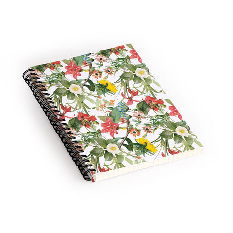 Ali Gulec Summer Flower Garden Spiral Notebook