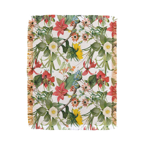 Ali Gulec Summer Flower Garden Throw Blanket