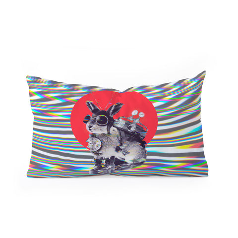 Ali Gulec Time Traveler Oblong Throw Pillow