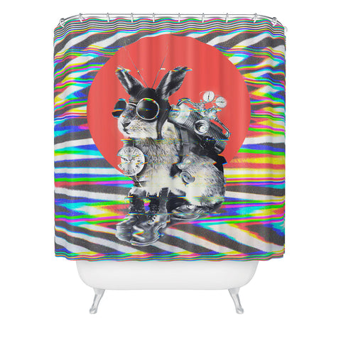 Ali Gulec Time Traveler Shower Curtain