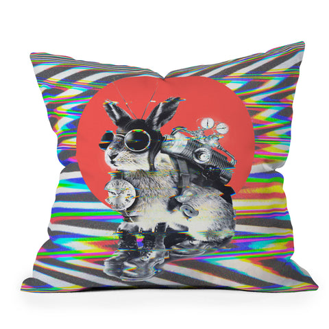 Ali Gulec Time Traveler Throw Pillow