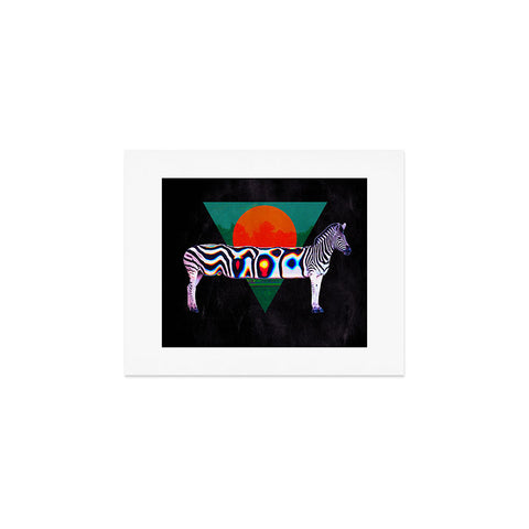 Ali Gulec Zebra Distorted Art Print