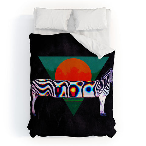 Ali Gulec Zebra Distorted Duvet Cover