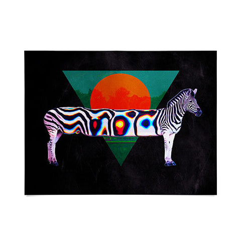 Ali Gulec Zebra Distorted Poster