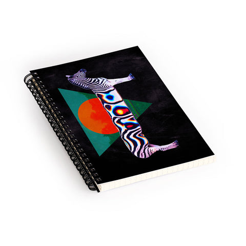 Ali Gulec Zebra Distorted Spiral Notebook