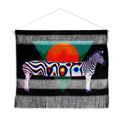 Ali Gulec Zebra Distorted Wall Hanging Landscape