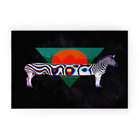 Ali Gulec Zebra Distorted Welcome Mat