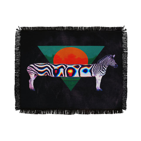 Ali Gulec Zebra Distorted Throw Blanket