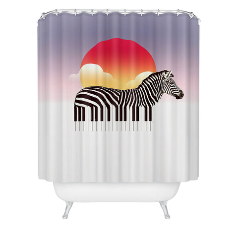 Ali Gulec Zeyboard Shower Curtain